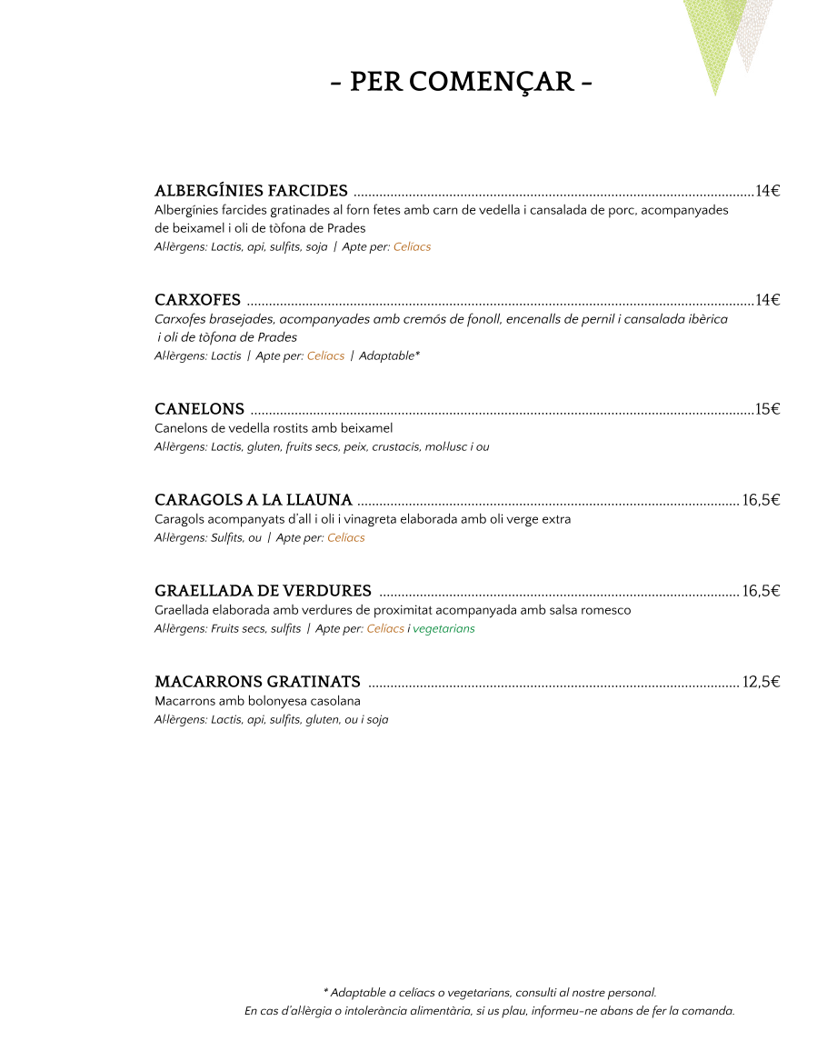 Menu Restaurant Comtes De Prades-5