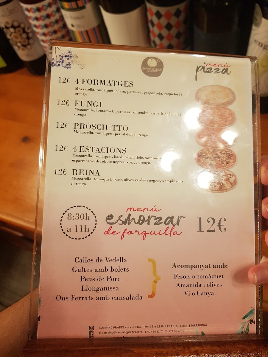 Menu Restaurant Comtes De Prades-9